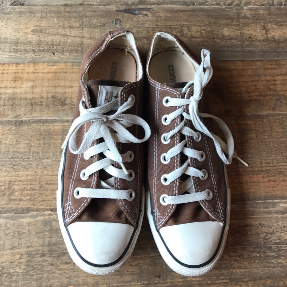 Brown Converse Chuck Taylors